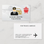 Carte De Visite Travel | Personal Driver | Assistant (Devant / Derrière)