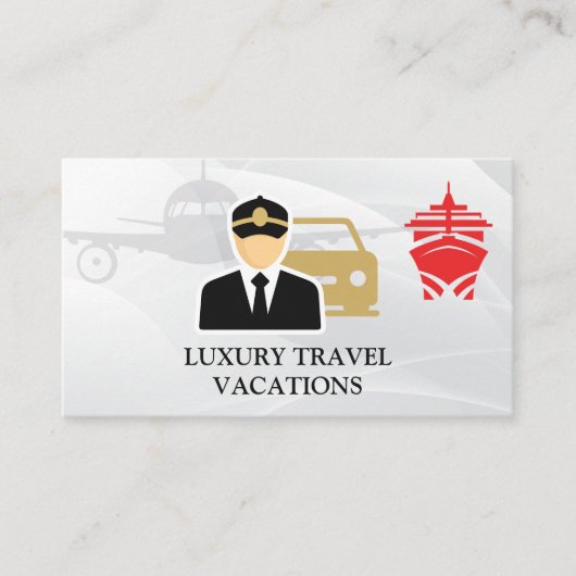 Carte De Visite Travel | Personal Driver | Assistant (Devant)