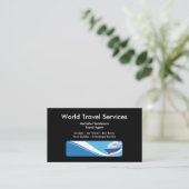 Carte De Visite Travel Service (Debout devant)