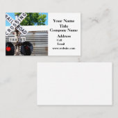 Carte De Visite Traversée ferroviaire (Devant / Derrière)