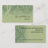 Carte De Visite Treble Clef Music Enseignant Studio Musicien (Devant / Derrière)