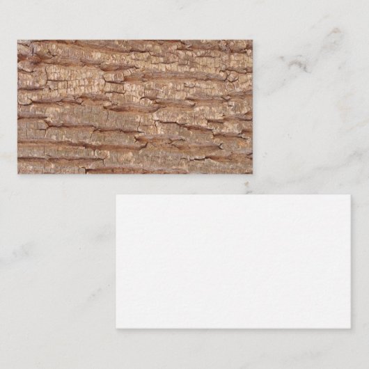 Carte De Visite tree bark  (Devant / Derrière)
