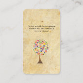 Carte De Visite Tree of Life (Dos)