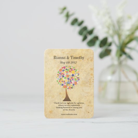 Carte De Visite Tree of Life (Debout devant)
