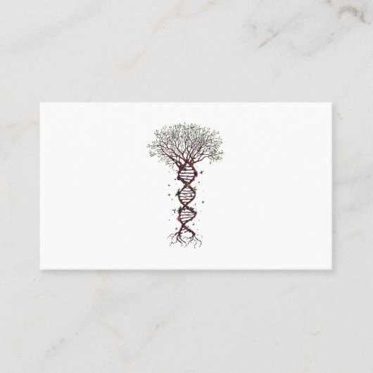 Carte De Visite Tree of Life DNA Genetics Biology Environment (Devant)