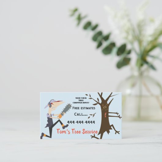 Carte de visite Tree Service II (Debout devant)
