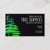 Carte De Visite Tree Services Standard, 3.5" x 2.0 "Business Card (Devant)