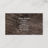 Carte De Visite Tree stump (Devant)