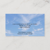 Carte De Visite Tree Trimming Landscaping Service Business Card (Dos)