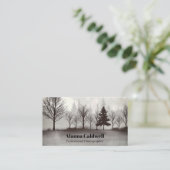 Carte De Visite Trees in the Mist Photographer Artist (Debout devant)