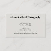 Carte De Visite Trees in the Mist Photographer Artist (Dos)