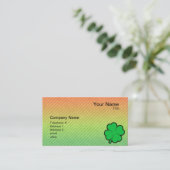 Carte De Visite Trèfle de quatre feuilles (Debout devant)