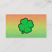 Carte De Visite Trèfle de quatre feuilles (Dos)