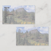 Carte De Visite Trembles, Colorado Rockies (Devant / Derrière)