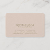 Carte De Visite Trending Creative Elegant Pearl Finish Luxury (Dos)