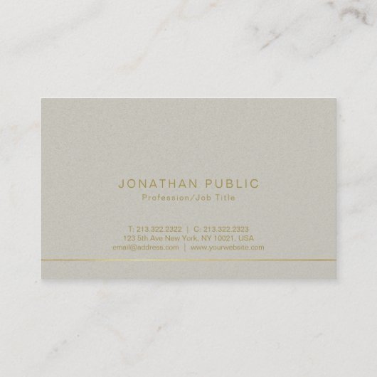 Carte De Visite Trending Moderne Elegant Green Pearl Finish Luxe (Dos)