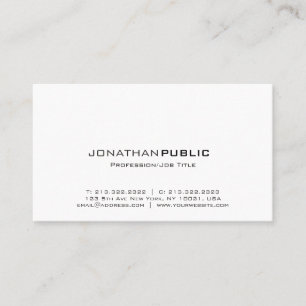 Carte De Visite Trending Moderne Professionnel Plaine Artistique S