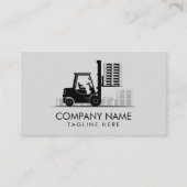 Carte De Visite Trendy Forklift, Logisitcs - Professional  (Devant)