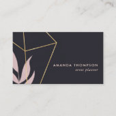 Carte De Visite Trendy Geometry Brush Strokes Collage Business Ca (Devant)