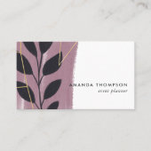 Carte De Visite Trendy Geometry Brush Strokes Collage Business Ca (Devant)