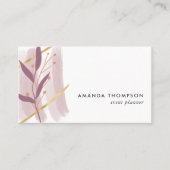 Carte De Visite Trendy Geometry Brush Strokes Collage Business Ca (Devant)