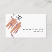 Carte De Visite Trendy Geometry Brush Strokes Collage Business Ca (Devant)