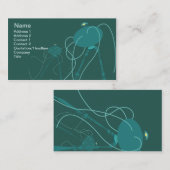 Carte De Visite Trépied - affaires (Devant / Derrière)