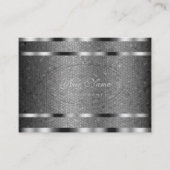 Carte De Visite Très élégant Motif serpent Chrome effet argent (Devant)