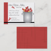 Carte De Visite Très homard (Devant / Derrière)