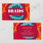 Carte De Visite Tresses de teinture (Devant / Derrière)