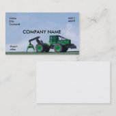 Carte De Visite treuil de ciel bleu (Devant / Derrière)