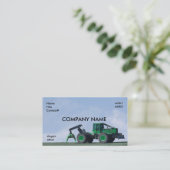 Carte De Visite treuil de ciel bleu (Debout devant)