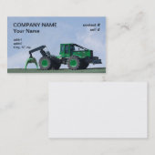Carte De Visite treuil de sylviculture (Devant / Derrière)