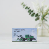 Carte De Visite treuil de sylviculture (Debout devant)