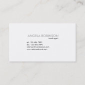 Carte De Visite Tri Carrés - bâtiments (Dos)