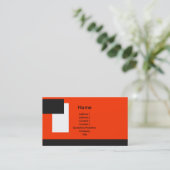 Carte De Visite Tri-Color Deco1 (Debout devant)