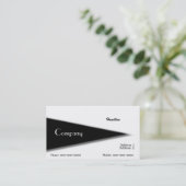 Carte de visite triangle (Debout devant)