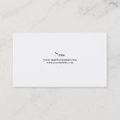 Carte de visite triangle (Dos)