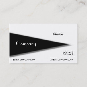 Carte de visite triangle