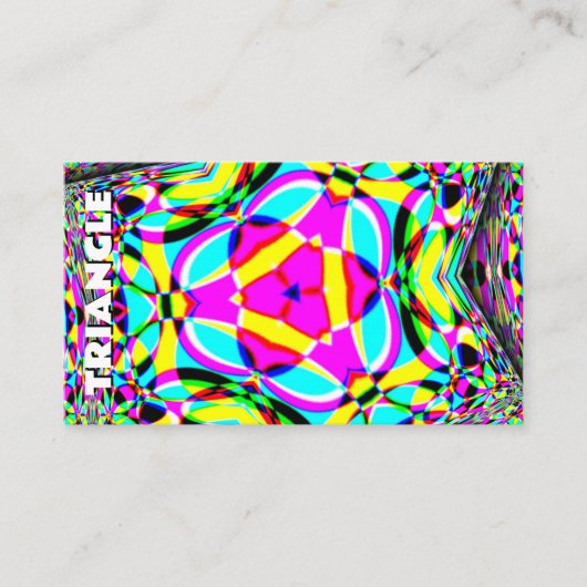 Carte De Visite Triangle (Devant)