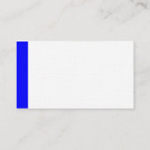 Carte De Visite Triangle bord - Bleu (Dos)