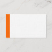 Carte De Visite Triangle bord - Orange (Dos)