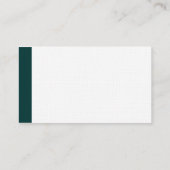 Carte De Visite Triangle bord - Vert foncé (Dos)