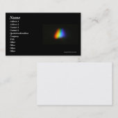 Carte De Visite Triangle d'arc-en-ciel (Devant / Derrière)