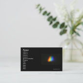 Carte De Visite Triangle d'arc-en-ciel (Debout devant)