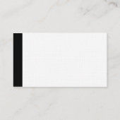 Carte De Visite Triangle de bord - noir (Dos)