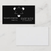 Carte De Visite Triangle Kanizsa (Devant / Derrière)