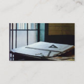 Carte De Visite Triangle, règle et boussole (Dos)