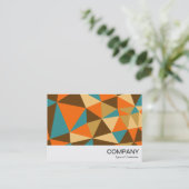 Carte De Visite Triangles Abstrait 01 (Debout devant)
