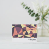 Carte De Visite Triangles Abstrait 02 (Debout devant)